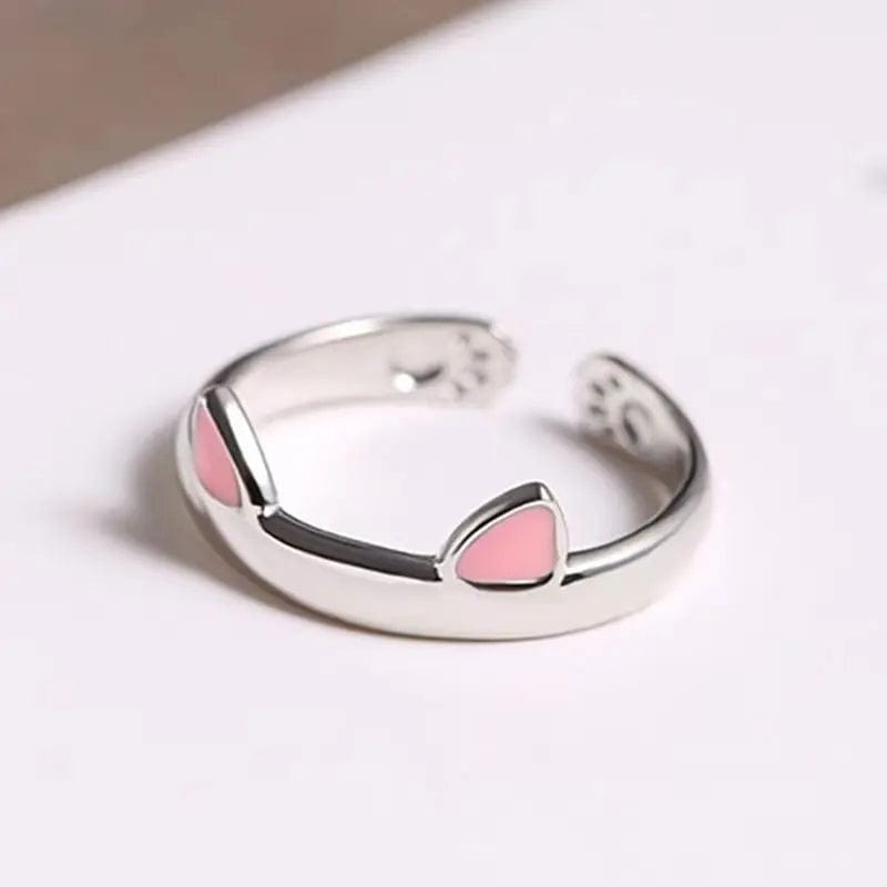 Bague Oreilles de Bouledogue Pour Humains oreilles roses