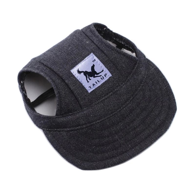 Casquette pour Chien Bouledogue francais Pour Bouli Cowboy Noir / S
