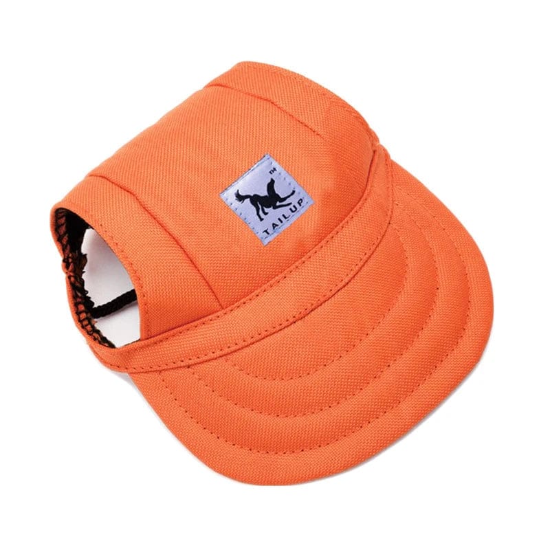 Casquette pour Chien Bouledogue francais Pour Bouli Orange / S