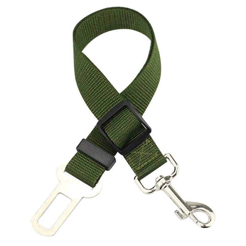 Ceinture de Sécurité Réglable pour Bouledogue Français Pour Bouli army green