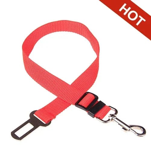 Ceinture de Sécurité Réglable pour Bouledogue Français Pour Bouli Red