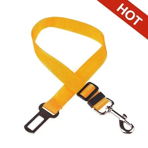 Ceinture de Sécurité Réglable pour Bouledogue Français Pour Bouli Yellow