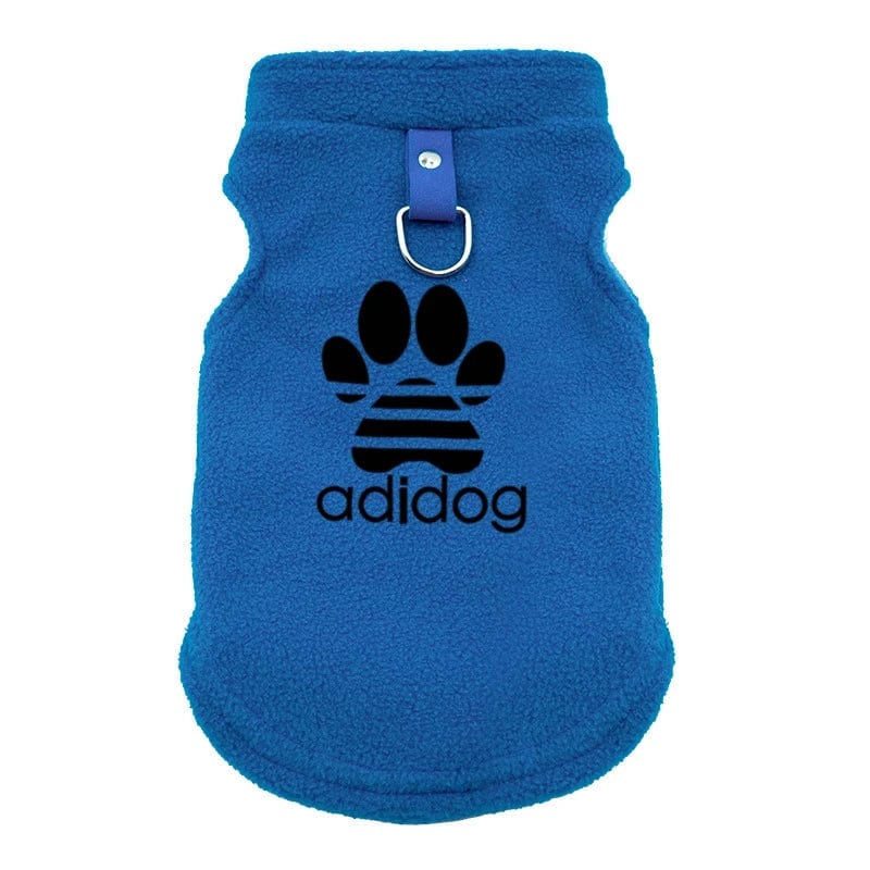 Manteau en Polaire Adidog pour Bouledogue Français – Pull Chaud et Confortable pour Hiver Dog Apparel 7 / S