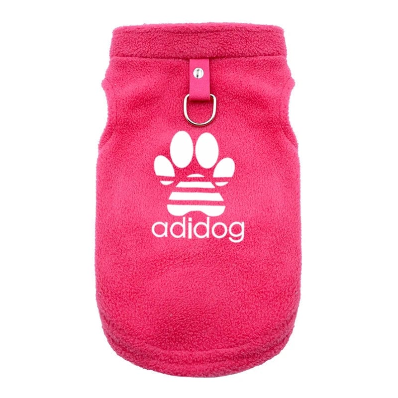 Manteau en Polaire Adidog pour Bouledogue Français – Pull Chaud et Confortable pour Hiver Dog Apparel 8 / S