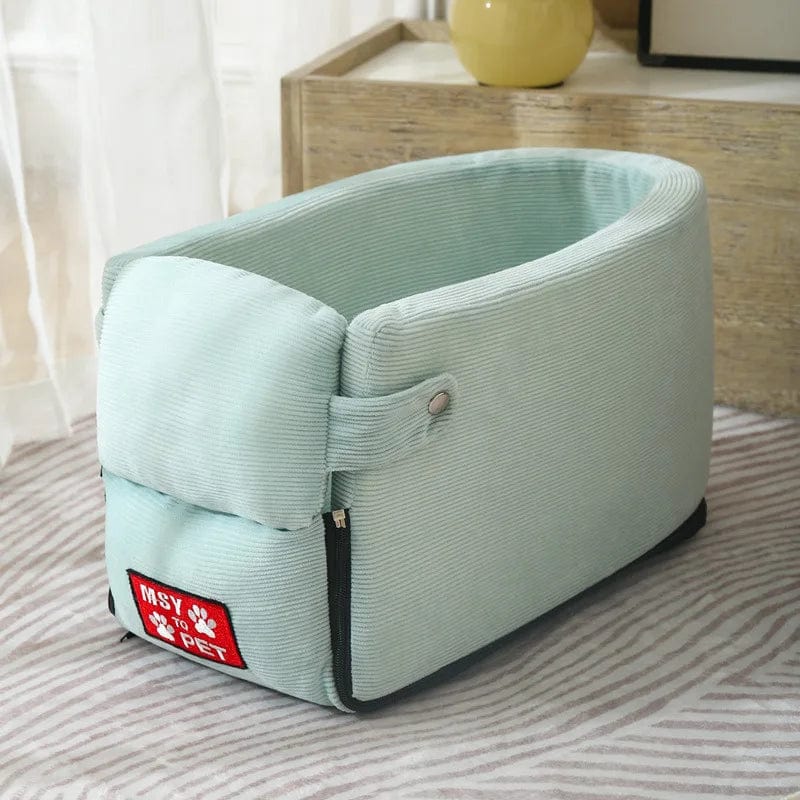 Siège Auto Central pour Bouledogue Français – Transport Sécurisé et Confortable Gris 2 / 42x22x20 CM
