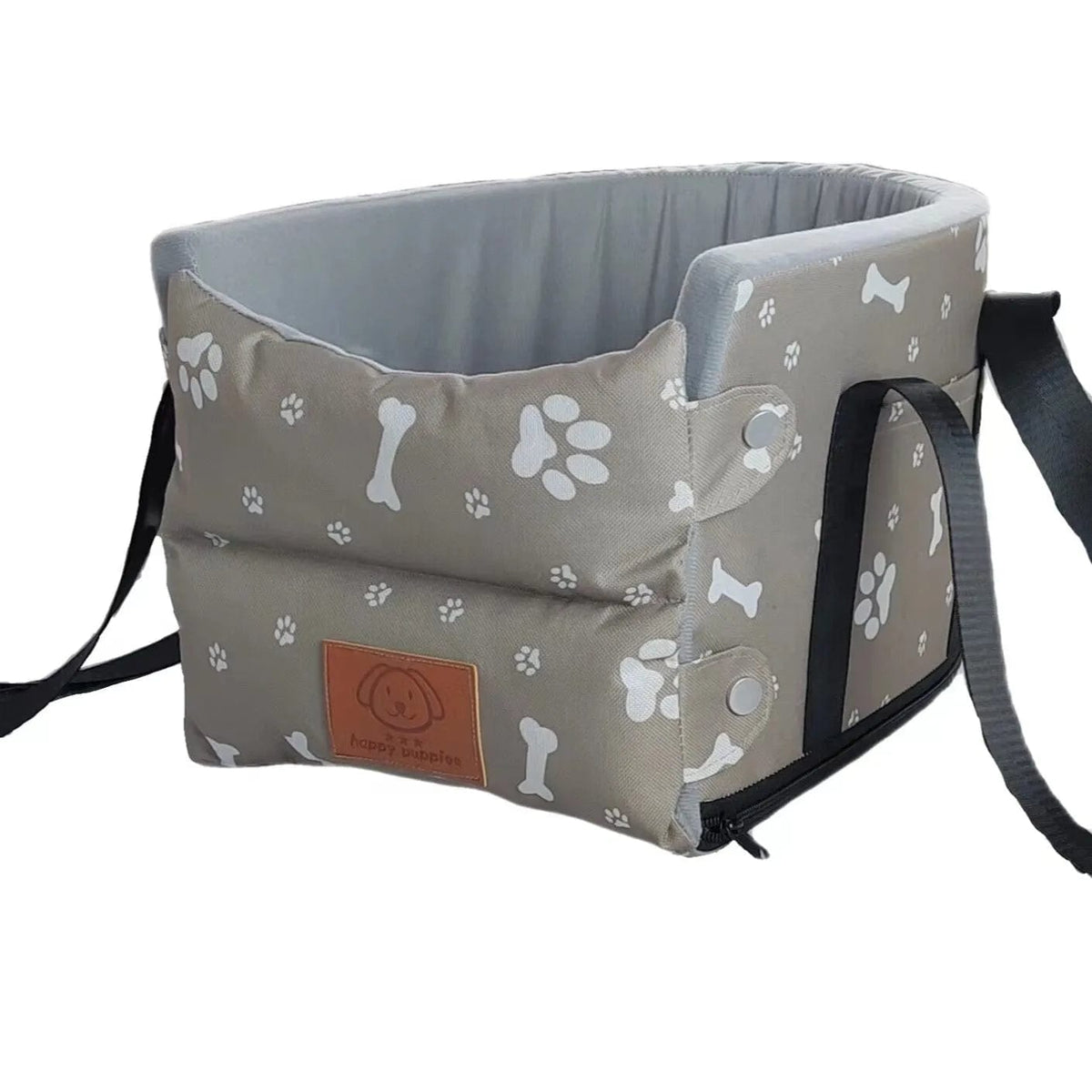 Siège Auto Central pour Bouledogue Français – Transport Sécurisé et Confortable Rose 2 / 42x22x20 CM