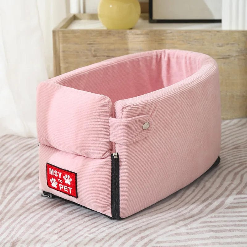 Siège Auto Central pour Bouledogue Français – Transport Sécurisé et Confortable Vert 2 / 42x22x20 CM