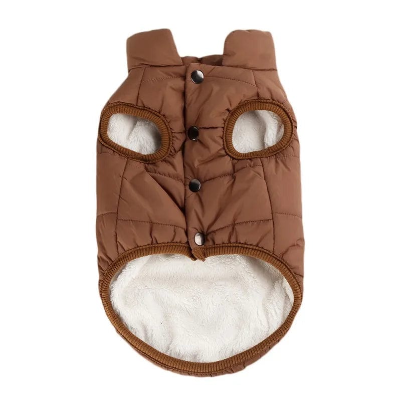 Veste Intérieur Polaire pour Chien Marron / XS