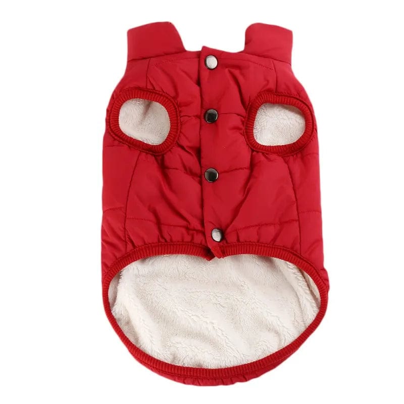Veste Intérieur Polaire pour Chien Rouge / XS