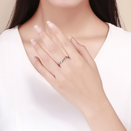 Bouledogue Avenue Pour Humains Bague Pattes en Argent Sterling