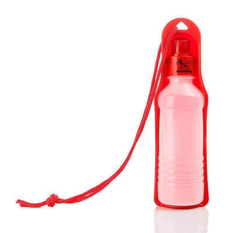 Bouledogue Avenue Pour Bouli Rouge Bouteille d'eau Portable 250 ml Pour Chien