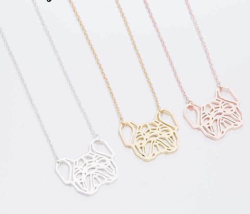 Bouledogue Avenue Pour Humains Collier - Bouledogue Origami