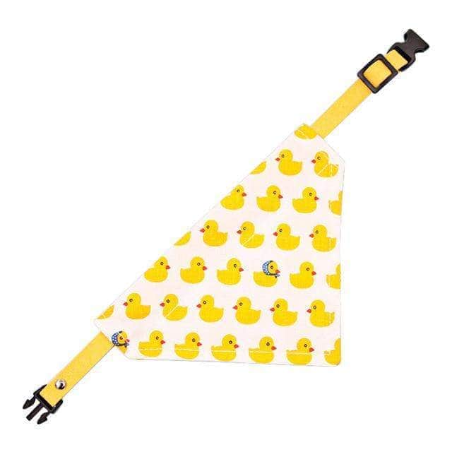 Bouledogue Avenue Pour Bouli Jaune 2 / XS Colliers bandana à motifs élégants, réglables pour chiens (Plusieurs modèles)