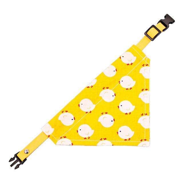 Bouledogue Avenue Pour Bouli Jaune / XS Colliers bandana à motifs élégants, réglables pour chiens (Plusieurs modèles)