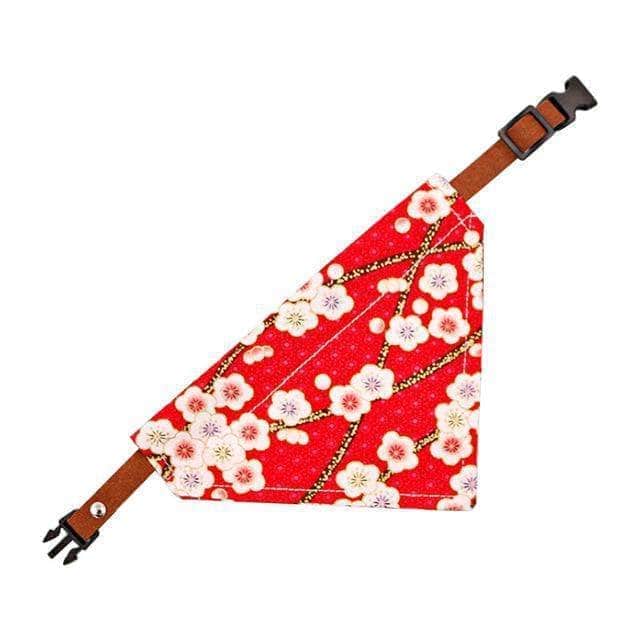 Bouledogue Avenue Pour Bouli Rouge 2 / M Colliers bandana à motifs élégants, réglables pour chiens (Plusieurs modèles)