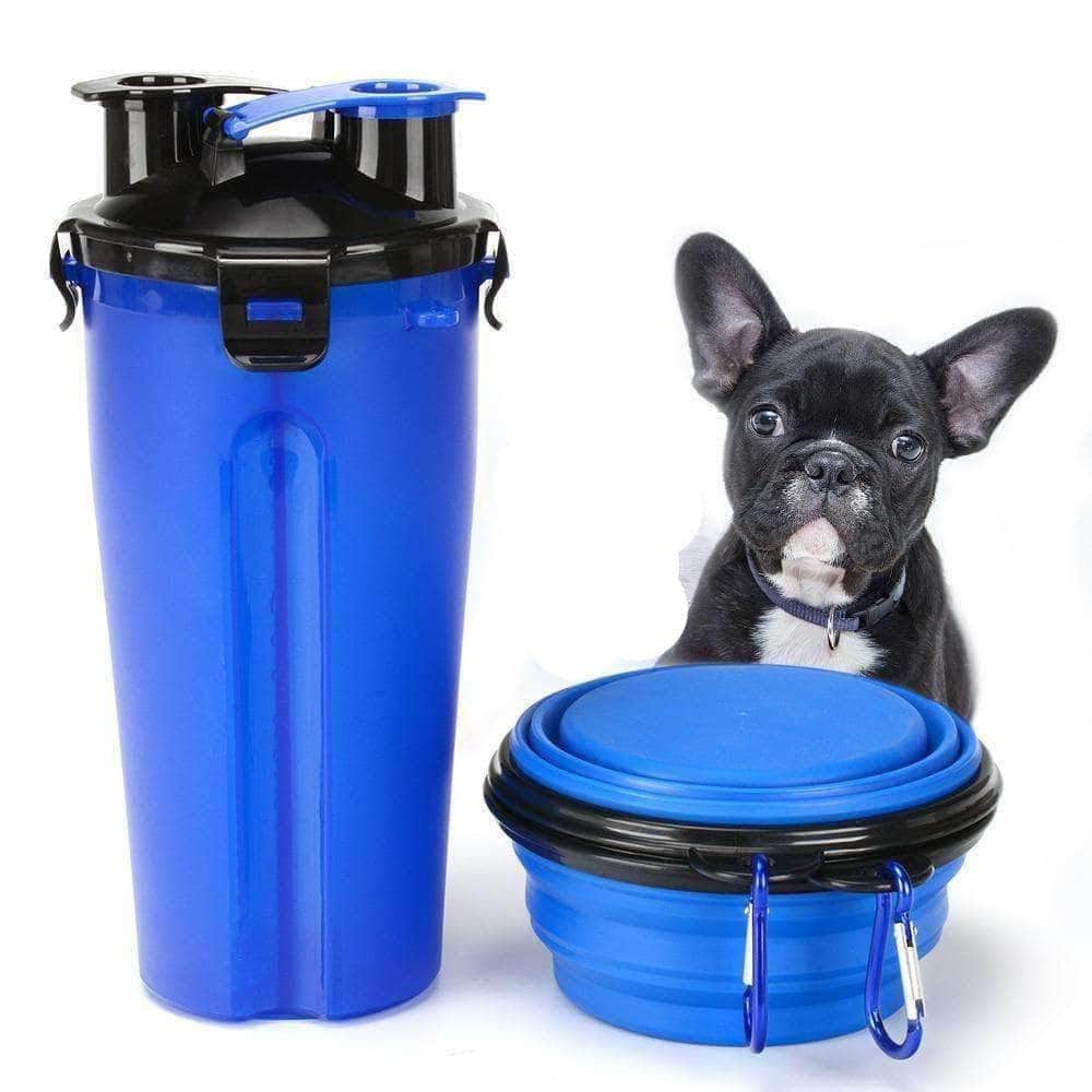 Bouledogue Avenue Pour Bouli Gourde 2 en 1 + Deux Bols rétractables