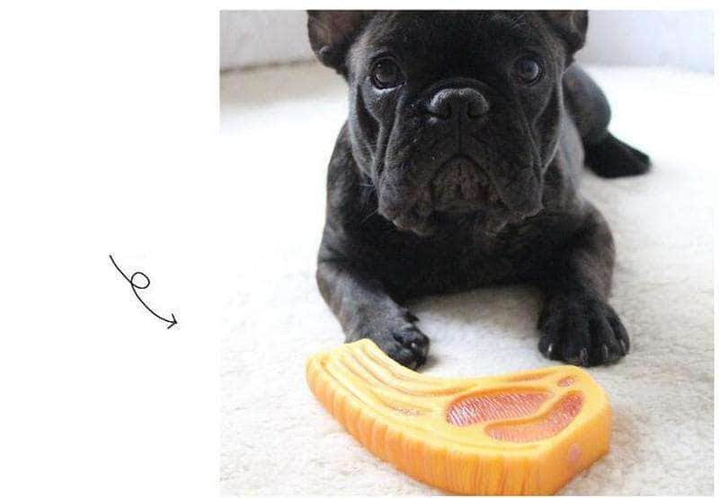 Bouledogue Avenue Pour Bouli Jouet à Mâcher - Cotelette en Plastique