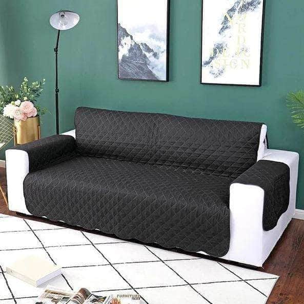 Bouledogue Avenue Pour Vous Noir Protège-Canapé pour Chiens