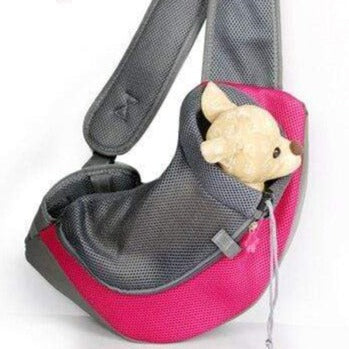 Bouledogue Avenue Pour Humains rose / L Sac Banane Bandoulière pour Transporter Boubou