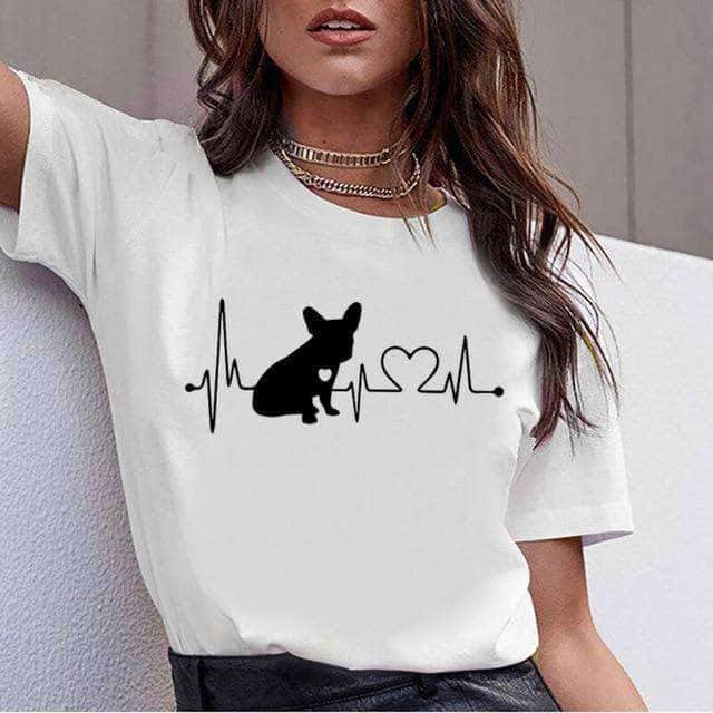 T Shirts Femme Bouledogue Avenue