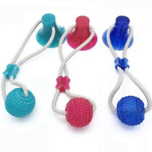 Bouledogue Avenue Pour Bouli Balle en caoutchouc avec accroche fixe