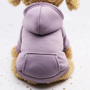 Blouson à Capuche pour Bouledogue Français Pour Bouli PURPLE / 2XL