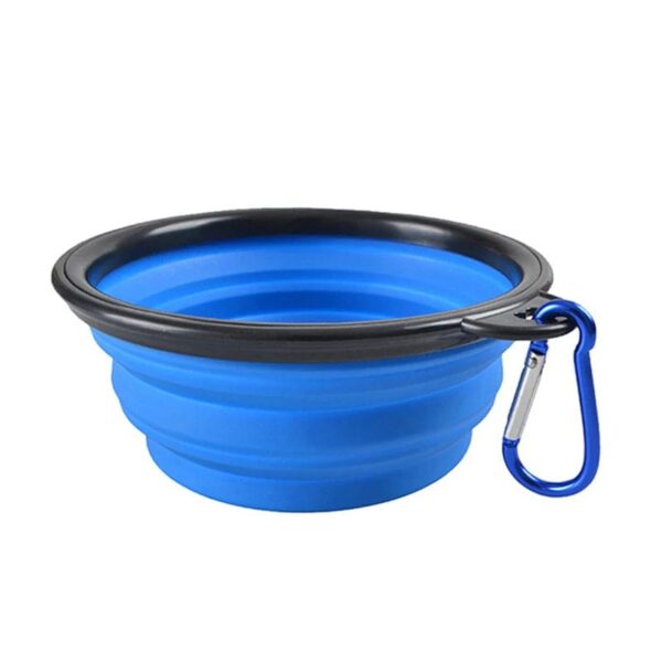 Bol Gamelle Rétractable en Silicone Pour Bouli Blue / 350ML