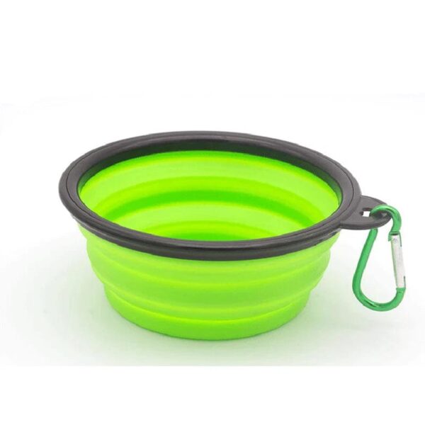 Bol Gamelle Rétractable en Silicone Pour Bouli Green / 350ML
