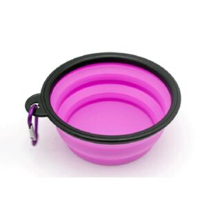 Bol Gamelle Rétractable en Silicone Pour Bouli Purple / 350ML