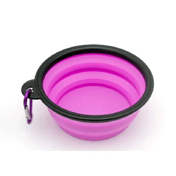 Bol Gamelle Rétractable en Silicone Pour Bouli Purple / 350ML