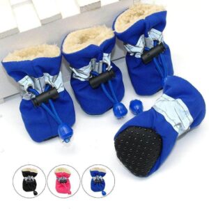 Bouledogue Avenue Pour Bouli Bottes d'hiver imperméables fourrées