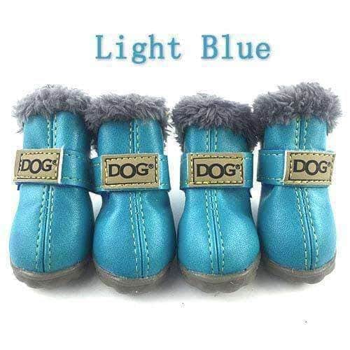 Bouledogue Avenue Pour Bouli Bottes en cuir fourrées