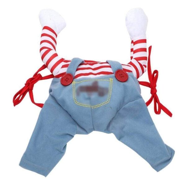 Bouledogue Avenue Pour Bouli Bouledogue Francais Halloween Costume Poupée Mortelle Effrayant Cosplay Chucky