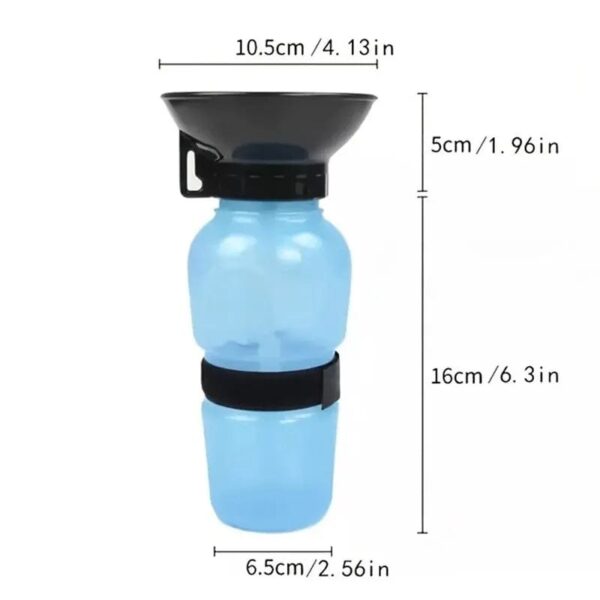 Bouteille d’Eau 2-en-1 pour Bouledogue Français Dog Supplies