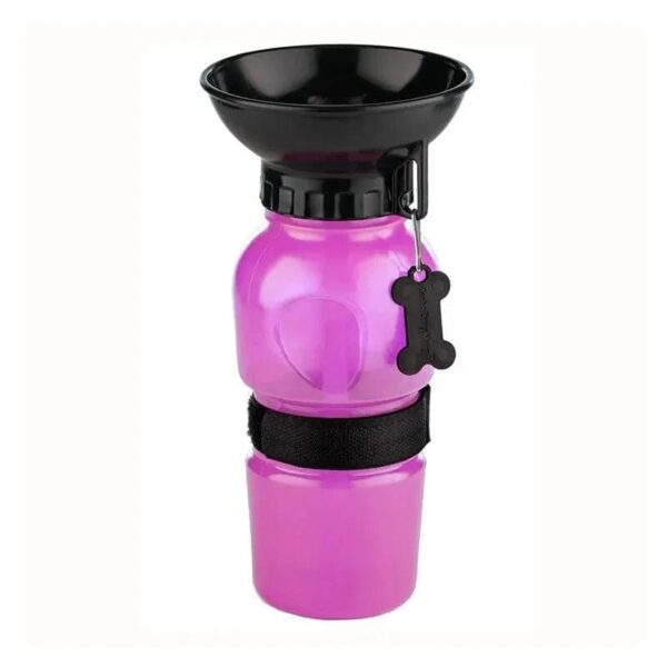 Bouteille d’Eau 2-en-1 pour Bouledogue Français Dog Supplies Pink