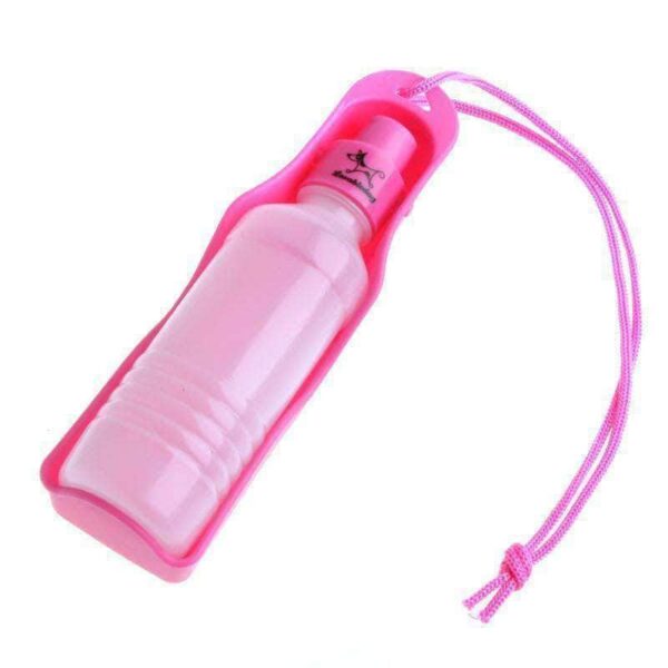Bouledogue Avenue Pour Bouli Rose Bouteille d'eau Portable 250 ml Pour Chien