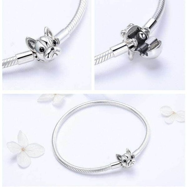 Bouledogue Avenue Pour Humains 17cm Bracelet Tête de Bouli