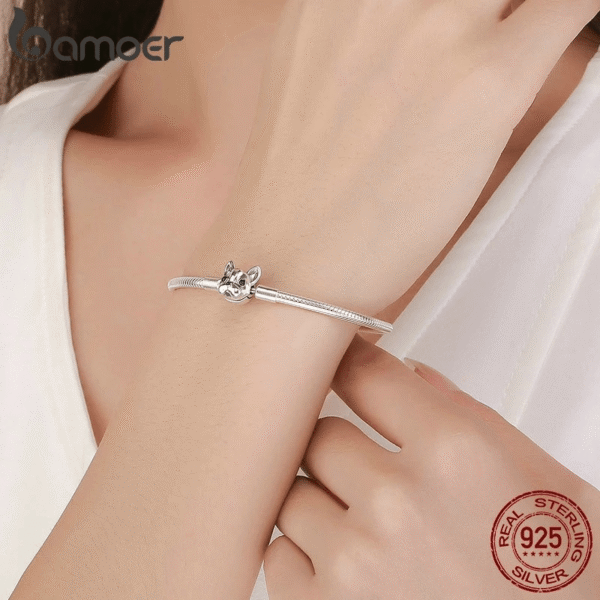 Bouledogue Avenue Pour Humains 17cm Bracelet Tête de Bouli