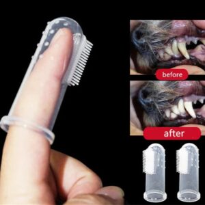 Brosse à Dents en Silicone pour Bouledogue Français – Hygiène et Bien-Être Pour Bouli 5 pièces