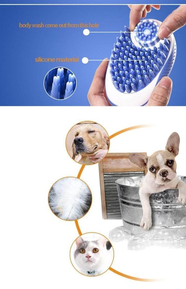 Bouledogue Avenue Pour Bouli Brosse De Bain 2 en 1 Pour Chien
