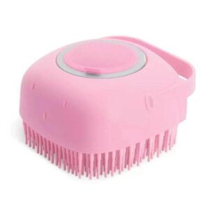 Bouledogue Avenue Pour Bouli Rose (Nouveau) Brosse De Bain 2 en 1 Pour Chien