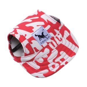 Casquette pour Chien Bouledogue francais Pour Bouli Lettres rouges / S