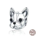 Bouledogue Avenue Pour Humains Charme Bouledogue en Argent Sterling 925