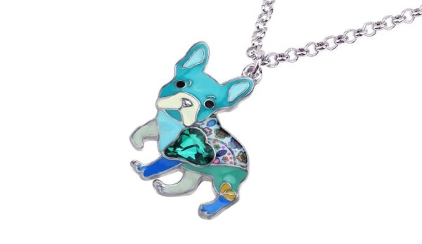 Bouledogue Avenue Pour Humains Collier avec Pendentif Carlin 6 couleurs