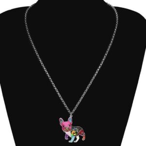 Bouledogue Avenue Pour Humains Collier avec Pendentif Carlin 6 couleurs