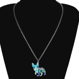 Bouledogue Avenue Pour Humains Collier avec Pendentif Carlin 6 couleurs