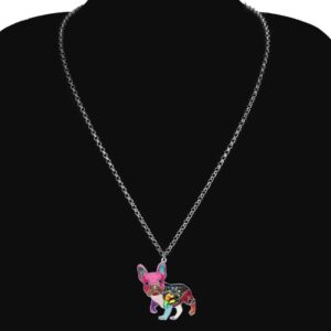 Bouledogue Avenue Pour Humains Collier avec Pendentif Carlin 6 couleurs