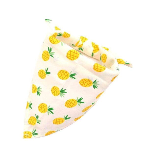 Bouledogue Avenue Pour Bouli Ananas / 62X43X43cm Collier - Bandana Fruité