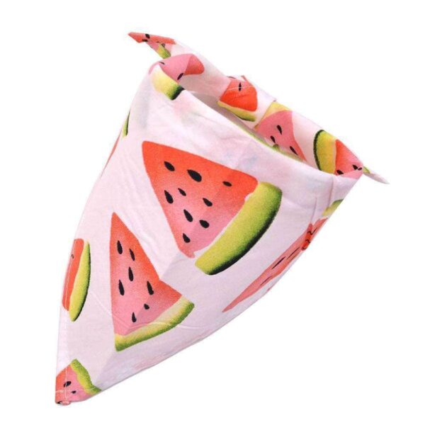 Bouledogue Avenue Pour Bouli Pastèque / 62X43X43cm Collier - Bandana Fruité