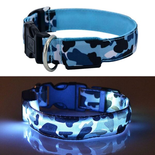 Collier Camouflage LED Pour Chien 11 Collier Camouflage LED Pour Chien Pour Bouli